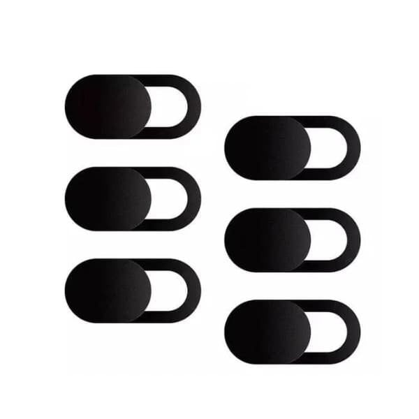 Black 9eight5 camera lens cover and screen protector set for camera lenses, providing protection and clarity for photography equipment.