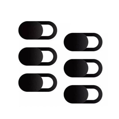 Black 9eight5 camera lens cover and screen protector set for camera lenses, providing protection and clarity for photography equipment.