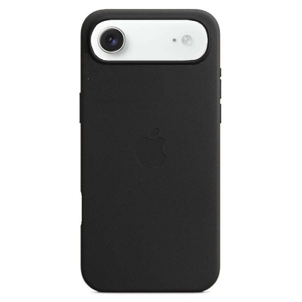 Black 9eight5 iPhone 17 Air protective case with built-in screen protector, showing the sleek, durable design for iPhone 17 Air.