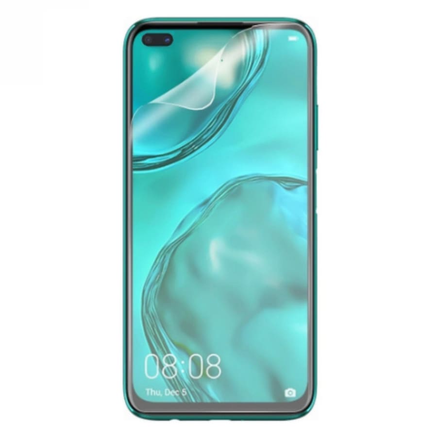 Hydrogel screen protector for OnePlus Nord by 9eight5, showing the clear, flexible film covering the smartphone screen.