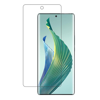 Two 9eight5 hydrogel screen protectors for Honor Magic5 Lite, offering durable protection for the smartphone screen.