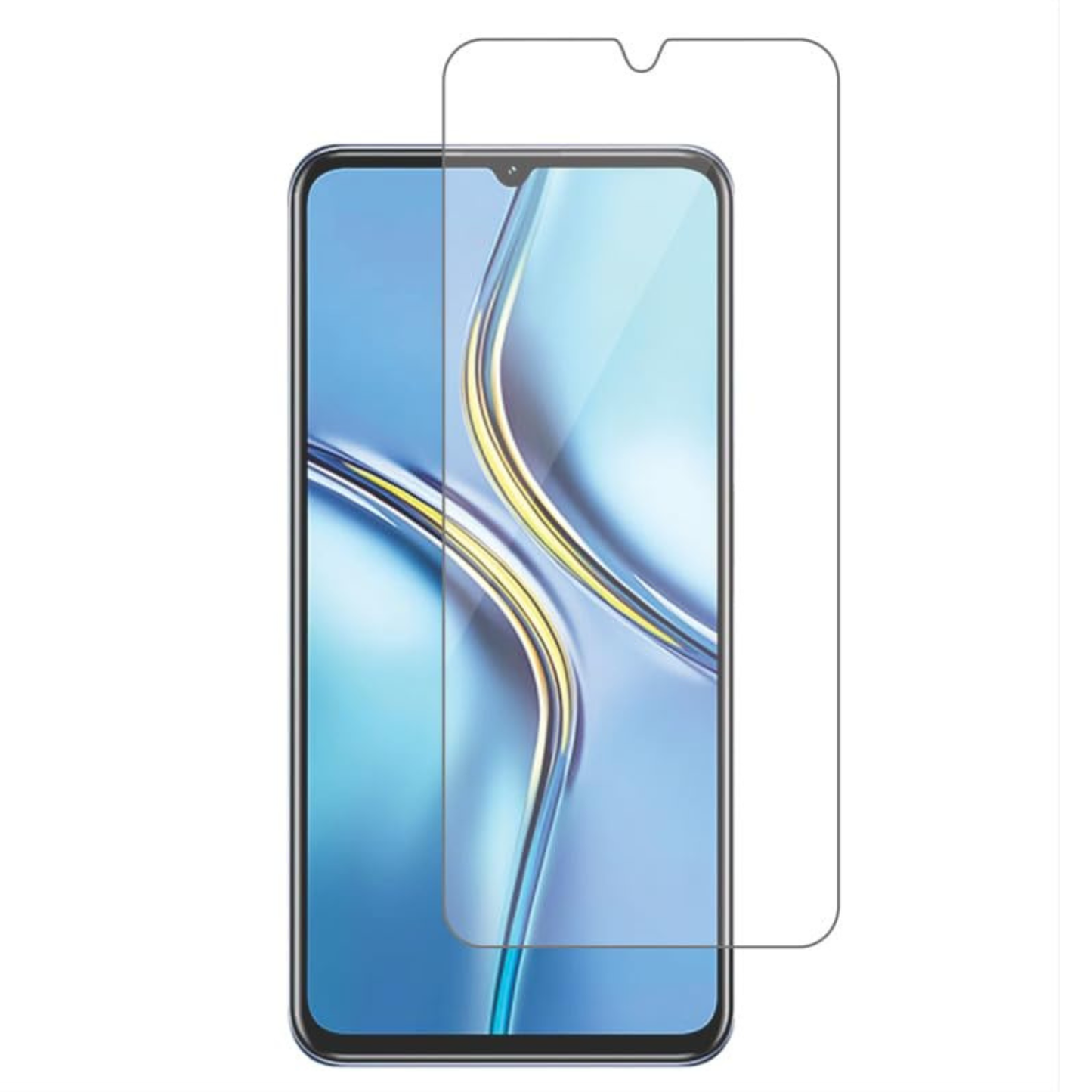 Hydrogel screen protector for Honor X30 Max by 9eight5, pack of 2, showing clear, flexible film covering the device screen.