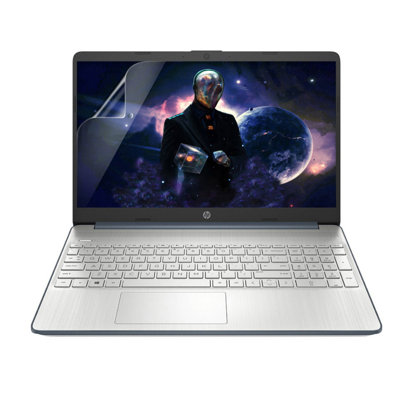 Pack of 2 9eight5 hydrogel screen protectors for HP 15 EF2000 laptop, 15.6-inch, clear protective film for screen.