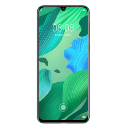 Hydrogel screen protector for Huawei Nova 5 Pro by 9eight5, pack of 2, showing the transparent protector on a smartphone screen.
