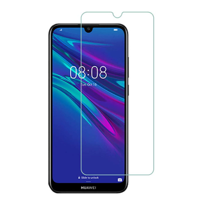 Hydrogel screen protector for Huawei Y6 Pro 2019 by 9eight5, shown on a phone screen, pack of 2 for full device protection.