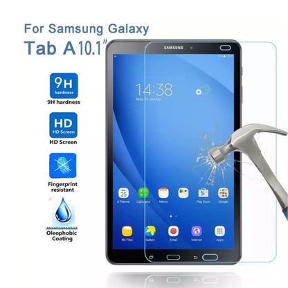 Two 9eight5 screen protectors for Samsung Galaxy Tab A 10.1” (2016) T580/T585, designed to protect the tablet screen.