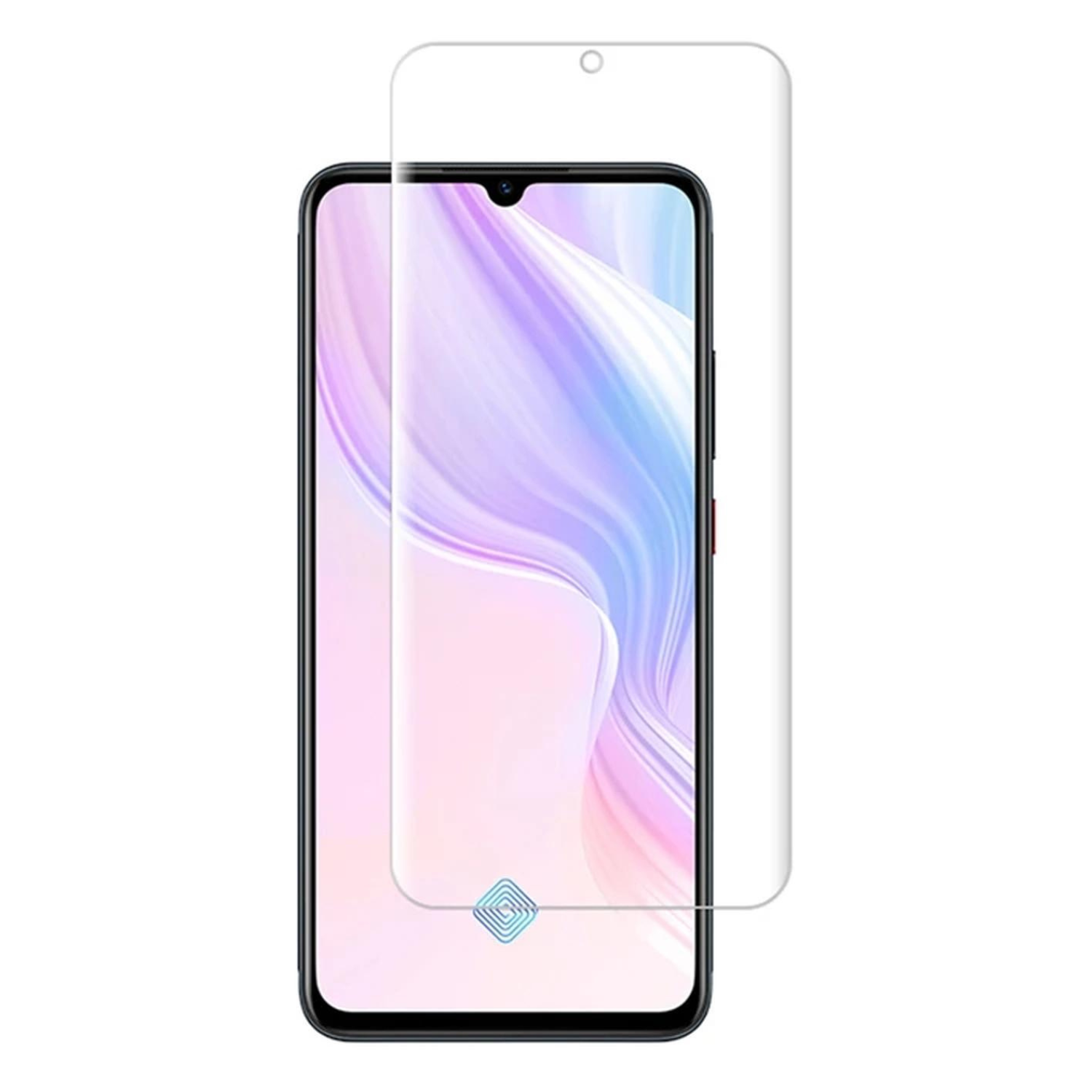 Hydrogel screen protector for Vivo S1 by 9eight5, pack of 2, showing the transparent film designed for screen protection.