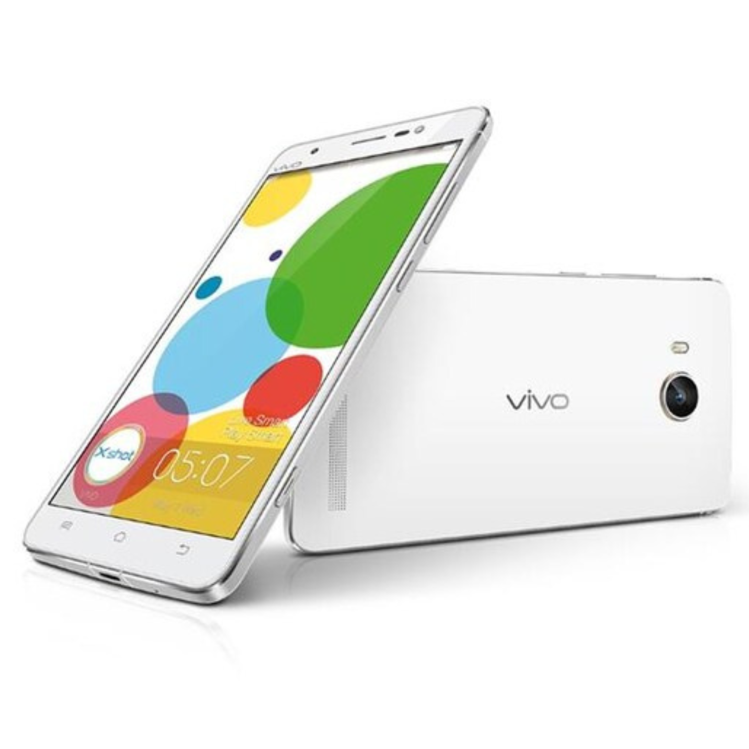 Hydrogel screen protector for Vivo X3S by 9eight5, showing a clear, thin film covering the phone screen for protection.