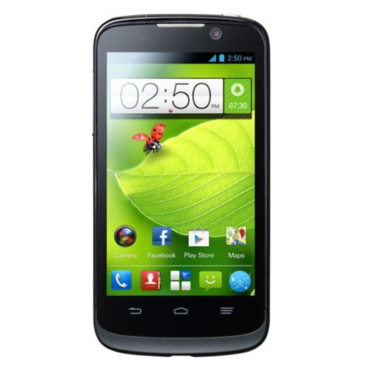 Hydrogel screen protector for ZTE Blade III Pro by 9eight5, showing the clear protector covering the phone screen in a pack of two.