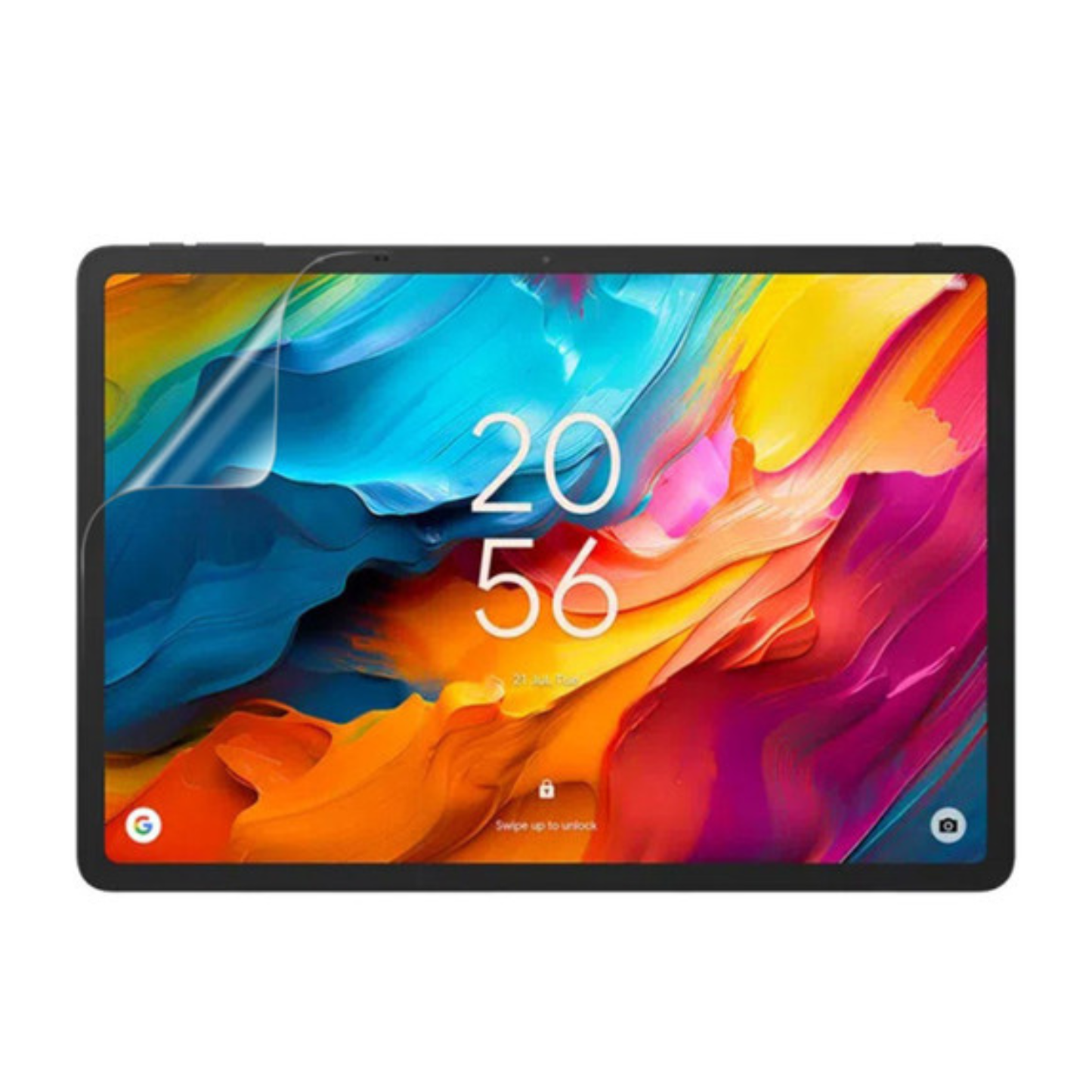Hydrogel screen protector for TCL NxtPaper 14 tablet, designed by 9eight5, showing clear, flexible film covering the screen.