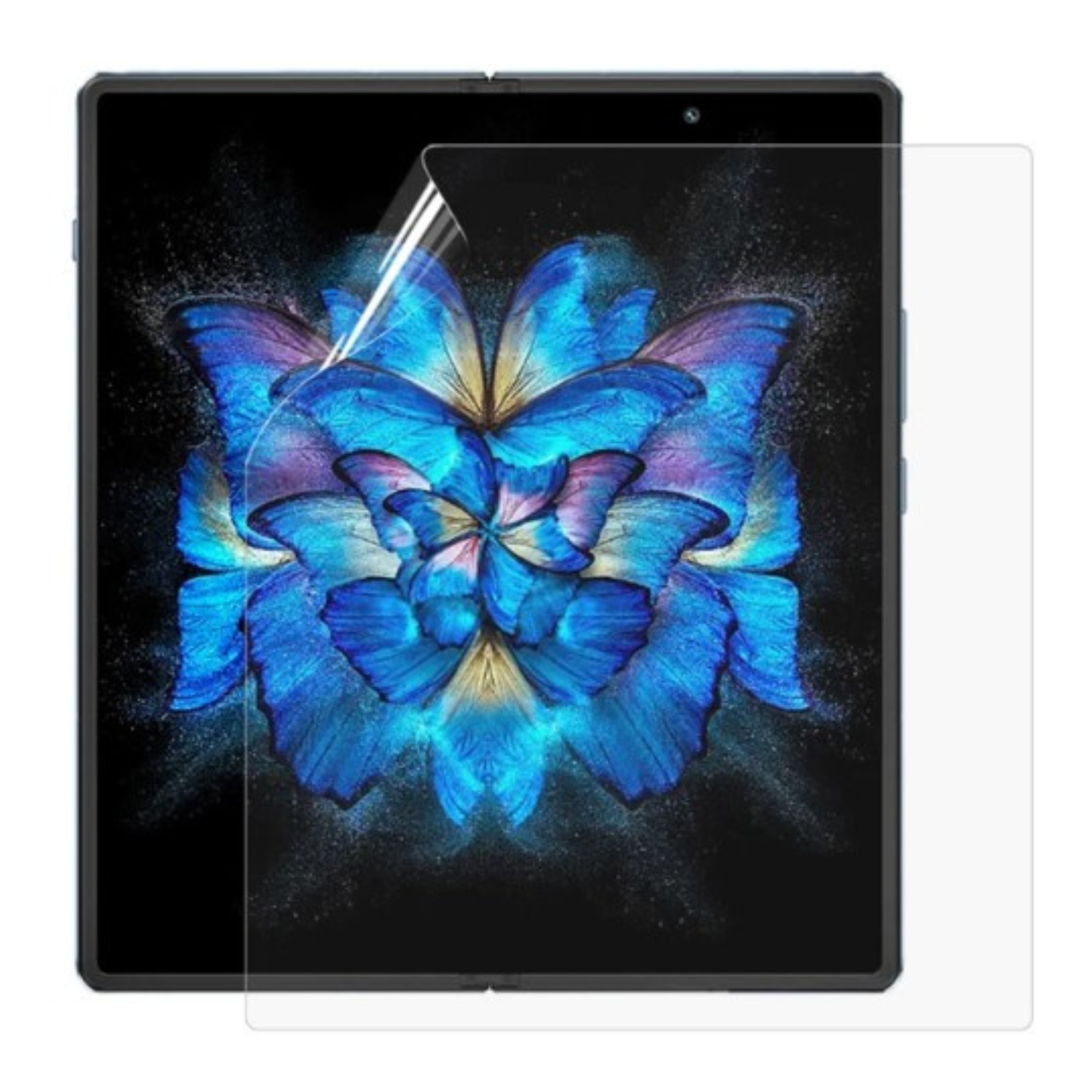Hydrogel screen protectors for Vivo X Fold by 9eight5, pack of 2, showing clear, flexible screen protection for foldable smartphones.