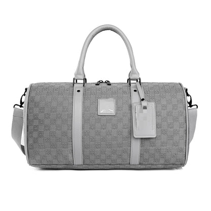 Chessboard diagonal crossbody bag