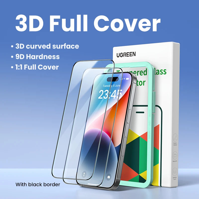 UGREEN 2PCS Screen Protector For iPhone 13 Through 18 Series