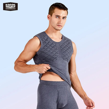 52025 CosyShield Men's Cotton-Blend Thermal Vest