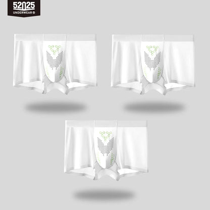 52025 SilkAccent Men's Nylon-Stretch Boxers 3-Pack