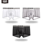 52025 LunarFlex Men's Nylon-Stretch Boxers with Silk-Blend Pouch