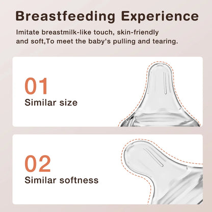Dr.Isla 2-piece Soft Silicone Nipple Set