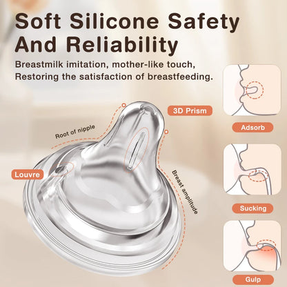 Dr.Isla 2-piece Soft Silicone Nipple Set