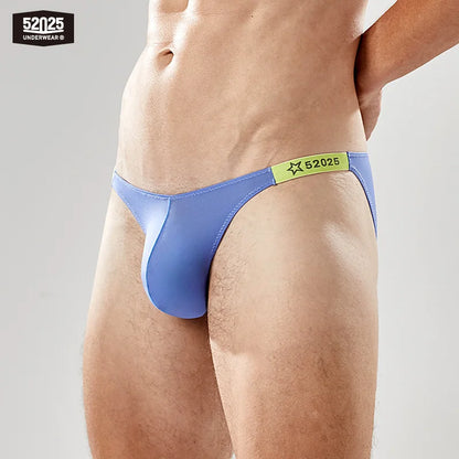 52025 SleekFlex Men's Low-Rise Nylon-Stretch Briefs & Thongs