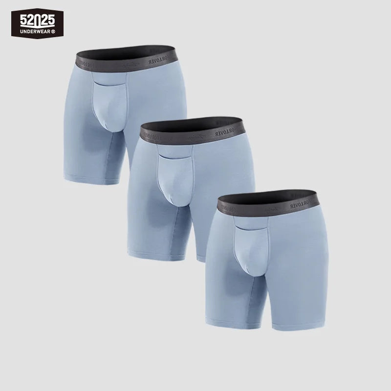 Men’s Second-Skin Modal Boxer Briefs – 3-Pack