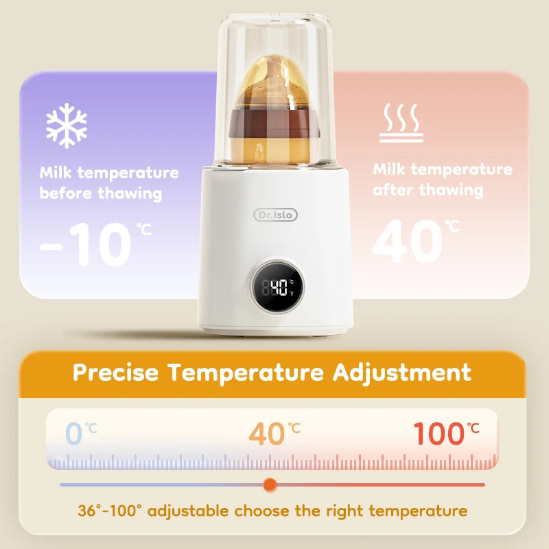 Dr.Isla Baby Bottle Warmer N22 – Multi-Function Heating for Milk, Water & Baby Food