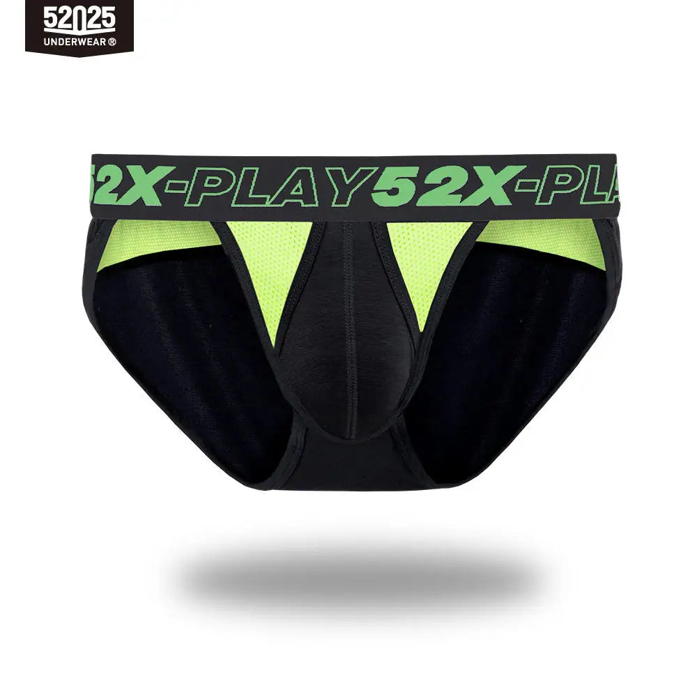 AeroMesh Men's Seamless Cooling Briefs – Quick-Dry Mesh, Double-Side Fly, 1 or 3 Pack