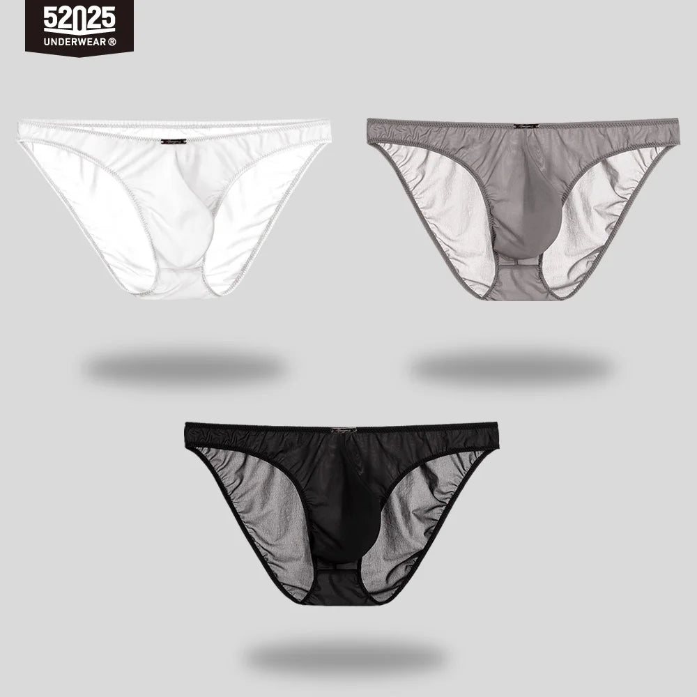 52025 PastelFlex Men's Low-Rise Nylon-Stretch Briefs