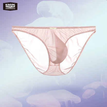 52025 PassionFlex Men's Low-Rise Nylon-Stretch Briefs & Thongs