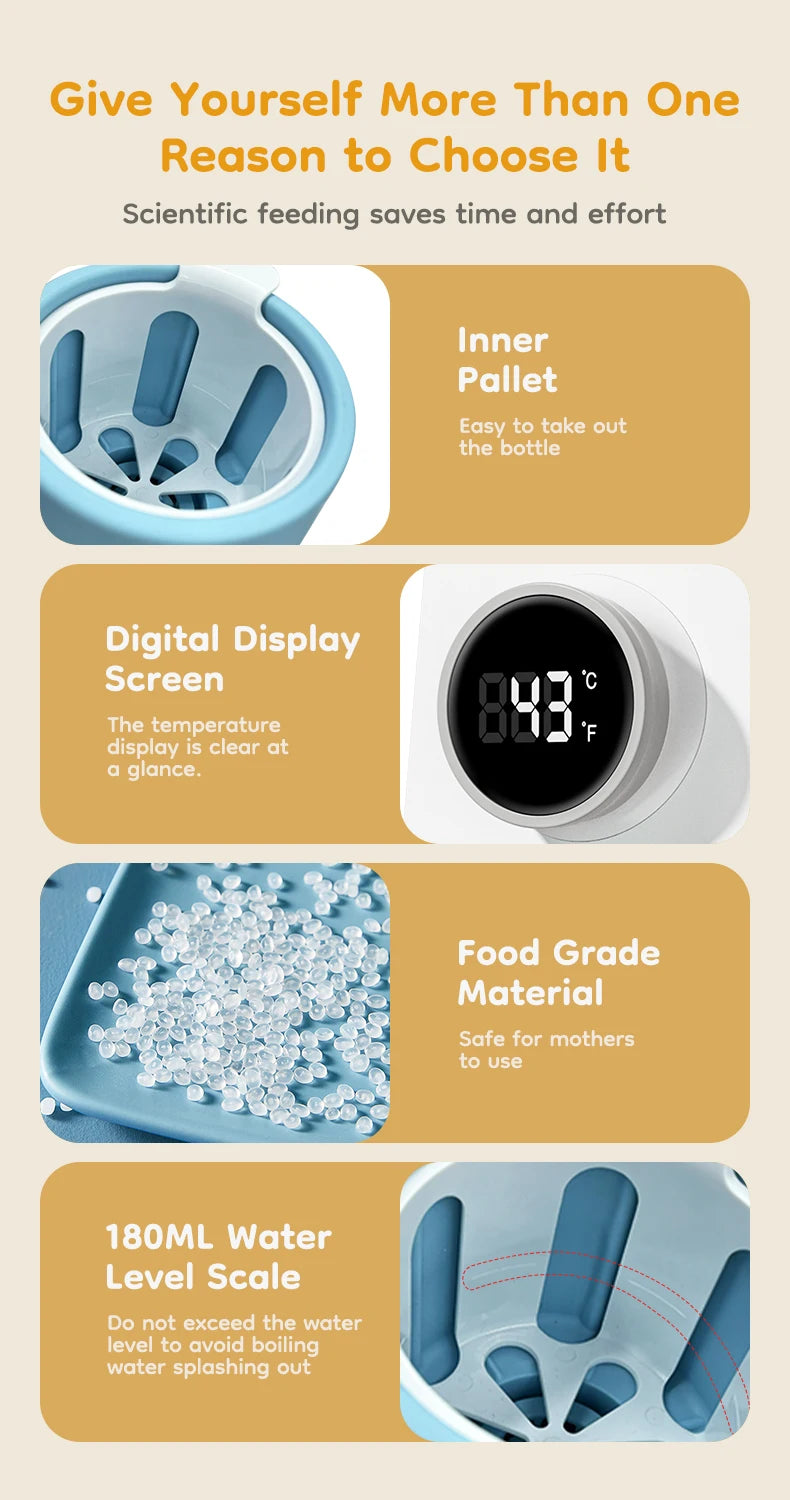 Dr.Isla Baby Bottle Warmer N22 – Multi-Function Heating for Milk, Water & Baby Food