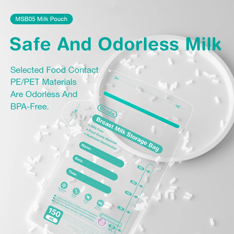 MAMIJOY Temperature Display Breast Milk Storage Bag 30PCS 150ML