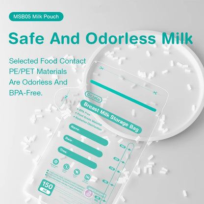 MAMIJOY Temperature Display Breast Milk Storage Bag 30PCS 150ML