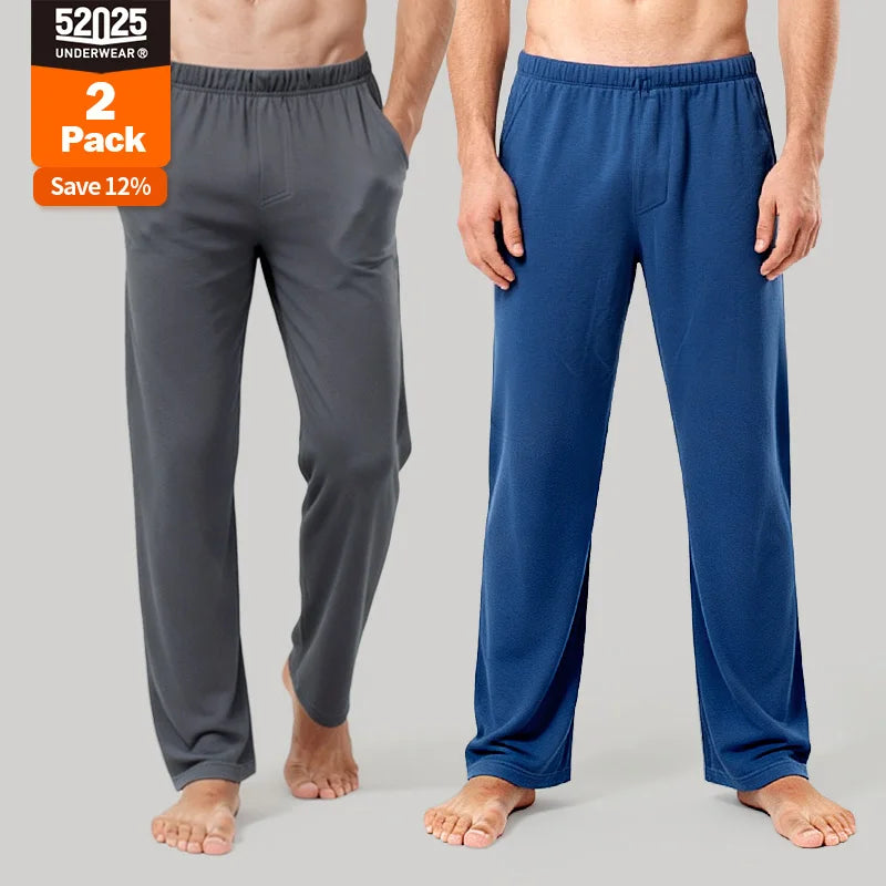 52025 Midnight Ease Men's 100% Cotton Lounge Pants