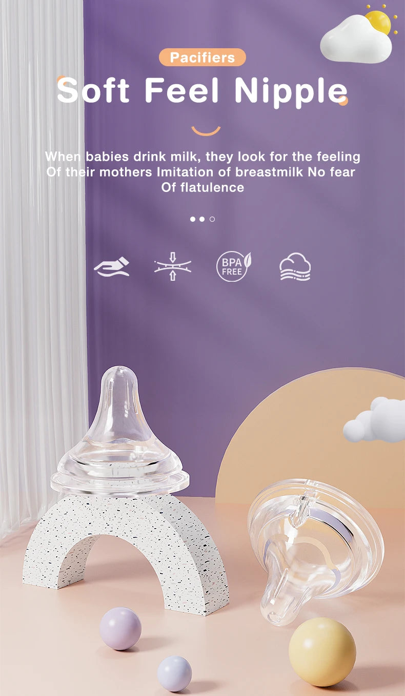 Dr.Isla 2-piece Soft Silicone Nipple Set