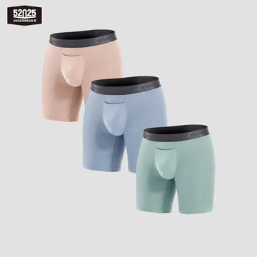 Men’s Second-Skin Modal Boxer Briefs – 3-Pack