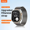 PZOZ Apple Watch Silicone Strap – Titanium Colour or Black