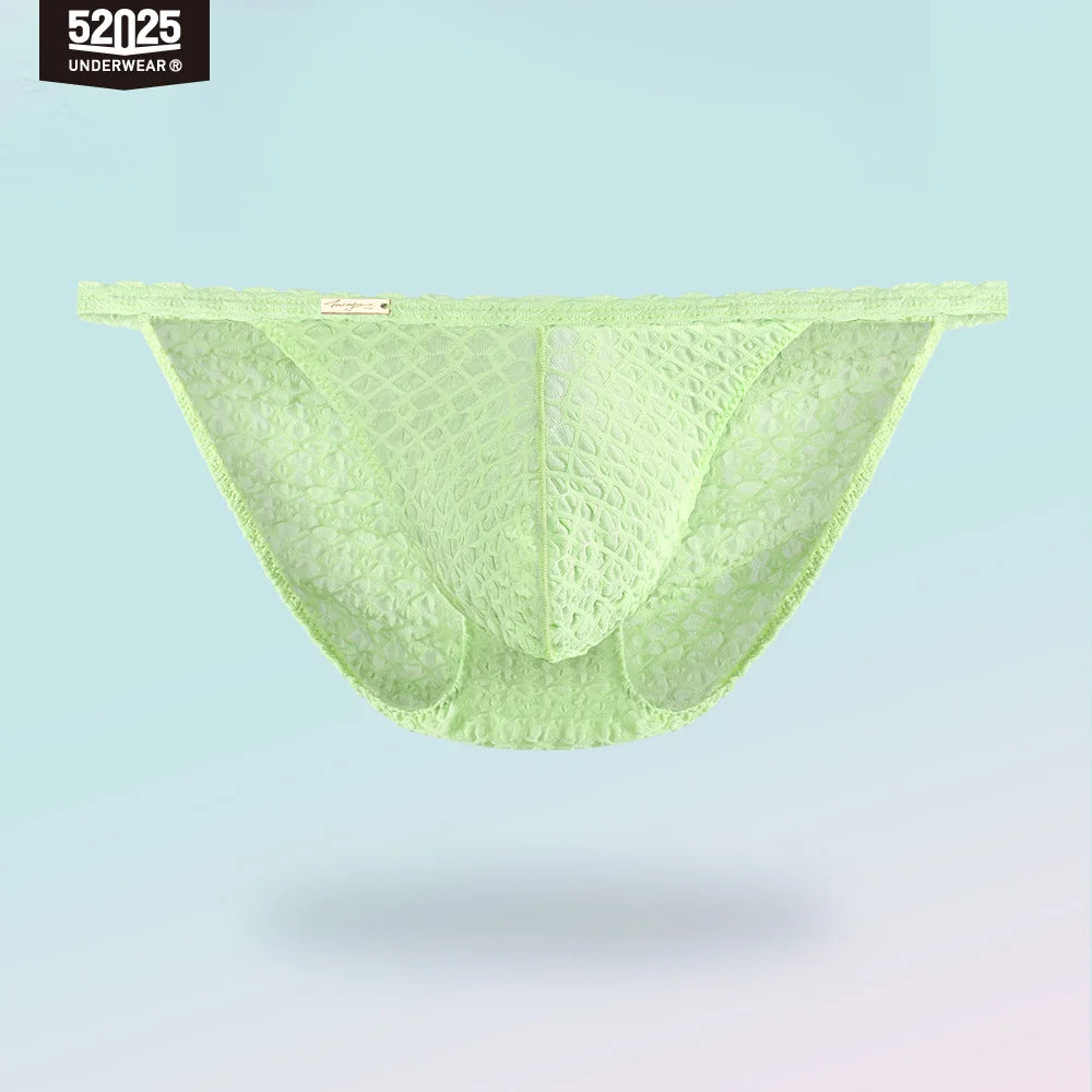 52025 DreamFlex Men's Low-Rise Nylon-Stretch Briefs