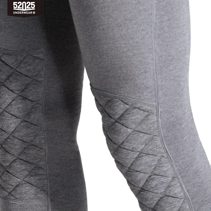 52025 CosyContour Men's Thick Cotton-Modal Thermal Leggings