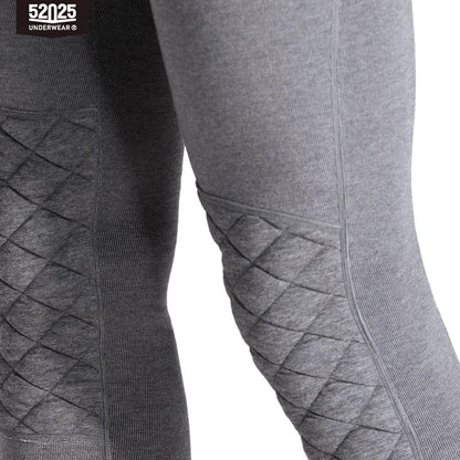 52025 CosyContour Men's Thick Cotton-Modal Thermal Leggings