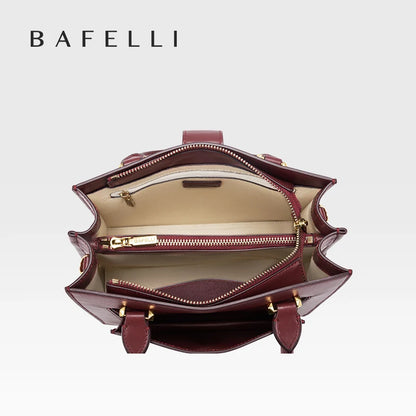 BAFELLI Soft Leather Multi-Compartment Commuter Tote