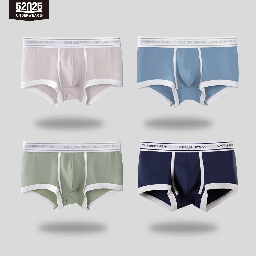 52025 Daily Quartet Men's Cotton-Modal Stretch Boxers 4-Pack