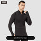 52025 AlpineFlex Men's Wool-Blend Zip-Neck Thermals