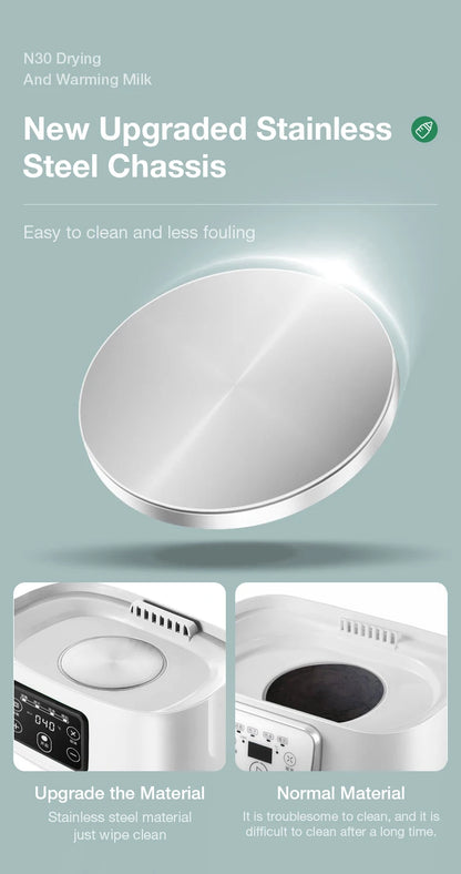 MAMIJOY N30 Multi-Function Bottle Steriliser – 5-in-1 Fast Warming, Sterilising & Drying