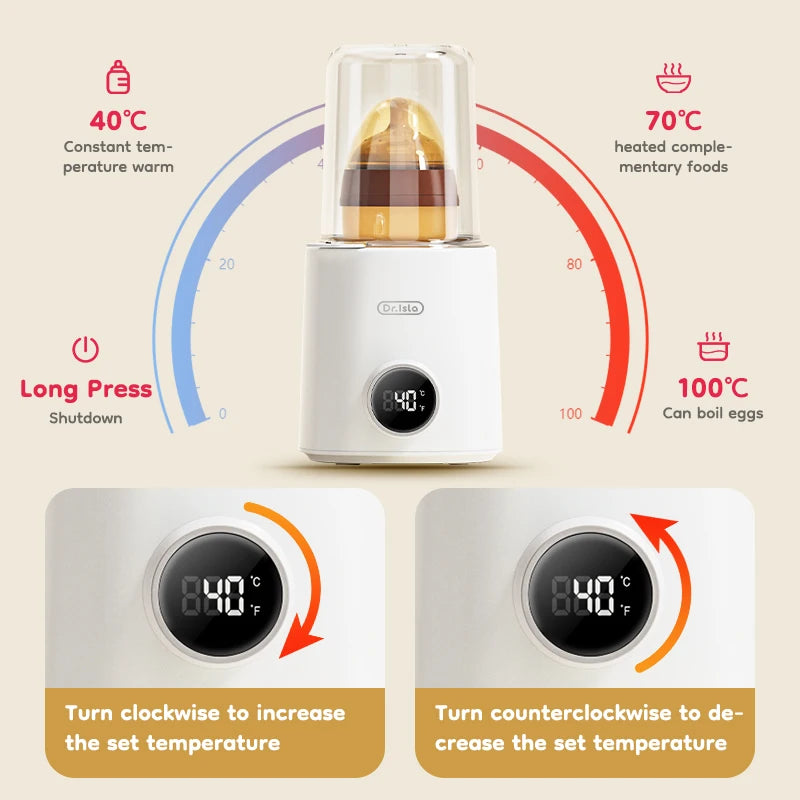 Dr.Isla Baby Bottle Warmer N22 – Multi-Function Heating for Milk, Water & Baby Food
