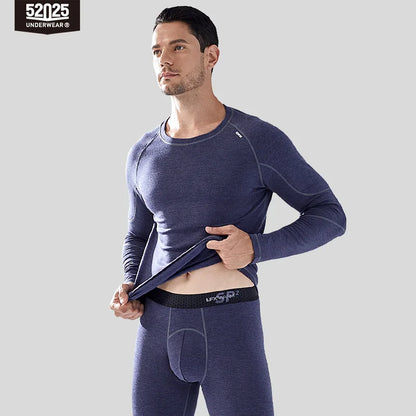 52025 LuxeLayer Silk & Wool-Blend Thermal Underwear for Men & Women