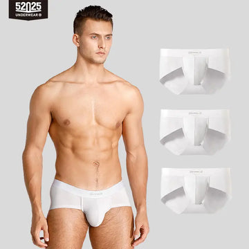 52025 Everyday Hue Men's Modal-Stretch Briefs 3-Pack