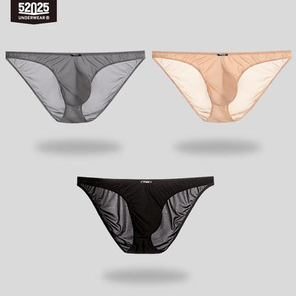 52025 EmberFlex Men's Low-Rise Nylon-Stretch Briefs & Thongs
