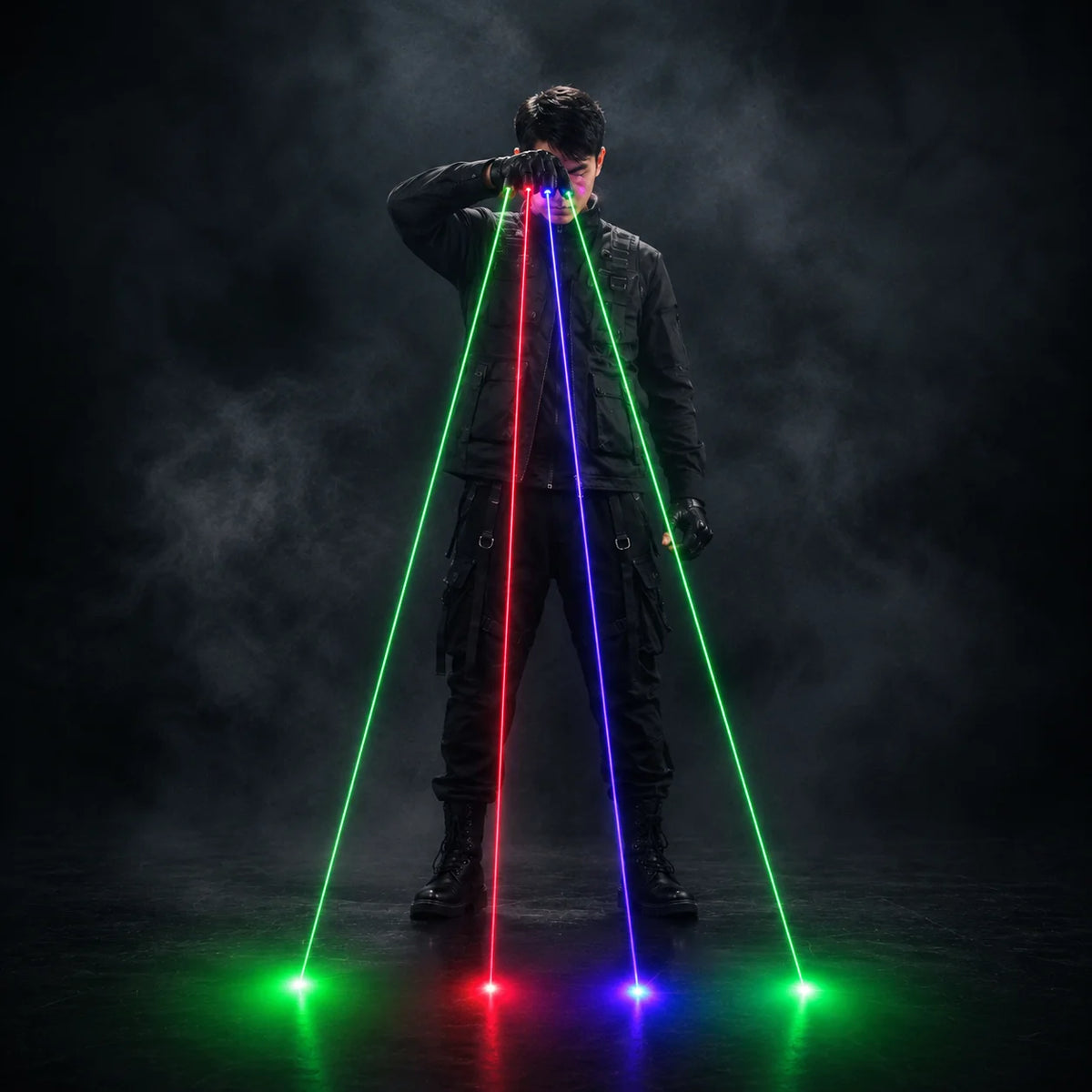 JAEOOGY RGB Laser Gloves | Single Hand or Pair