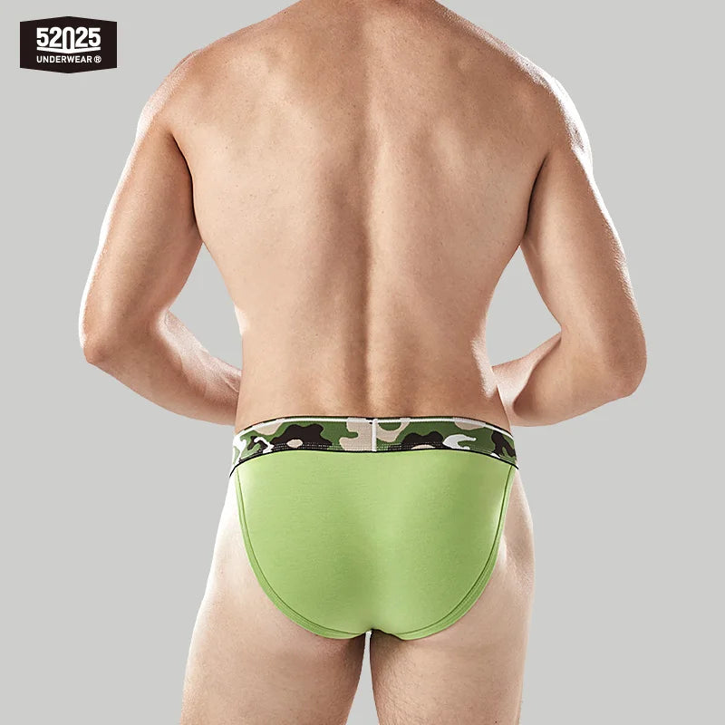 52025 BoldEdge Men's Cotton-Modal Low-Rise Bikini Briefs