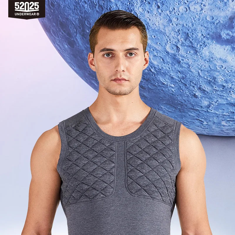 52025 CosyShield Men's Cotton-Blend Thermal Vest