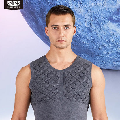 52025 CosyShield Men's Cotton-Blend Thermal Vest